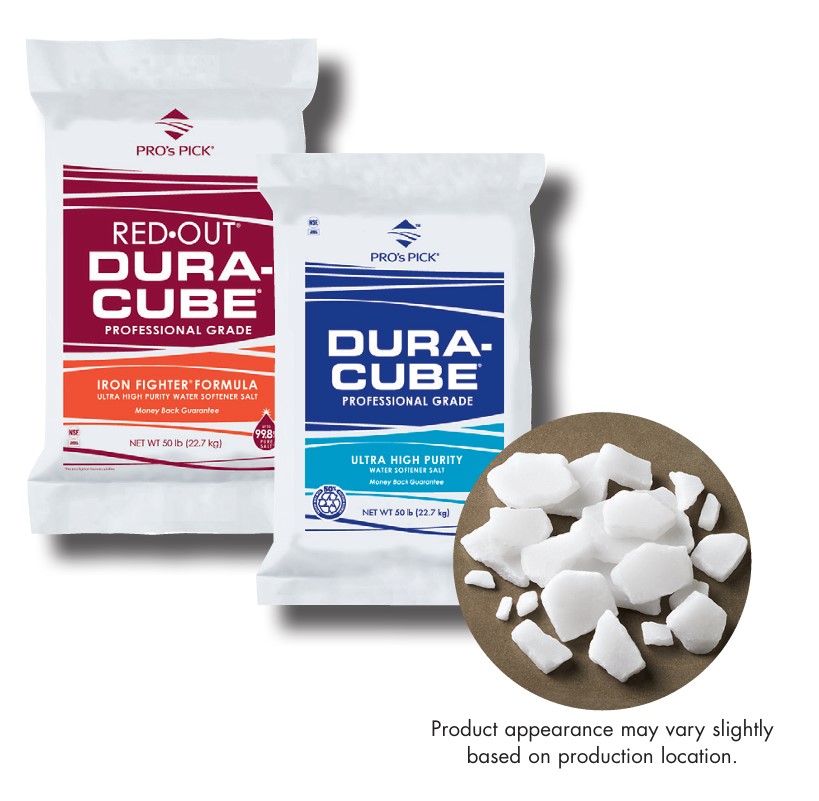 dura-cube professional grade water softener salt